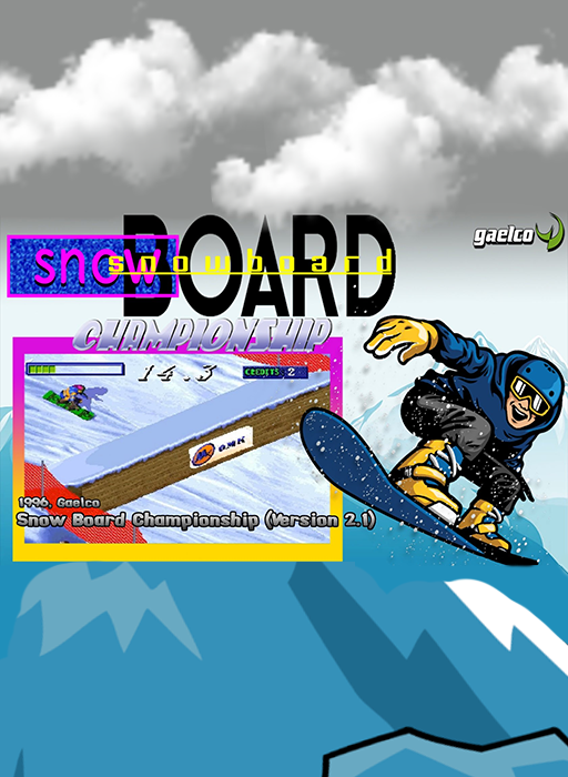 Snow Board Championship (Version 2.1) Arcade Game Cover